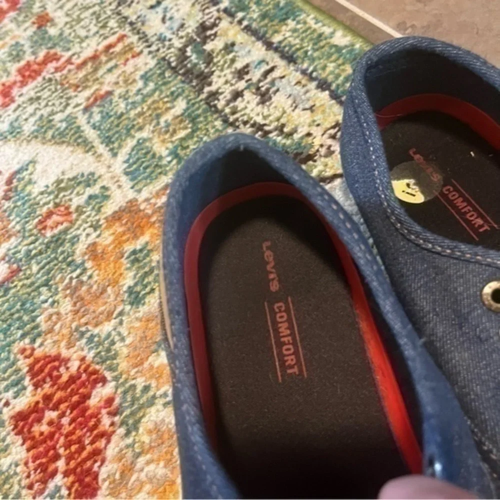 Men’s Levi’s denim slide on sneakers shoes